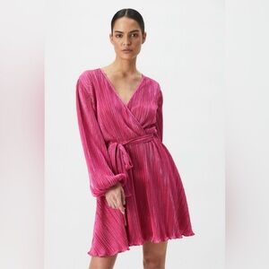 Bardot Belissa Metallic Pleated Dress‎